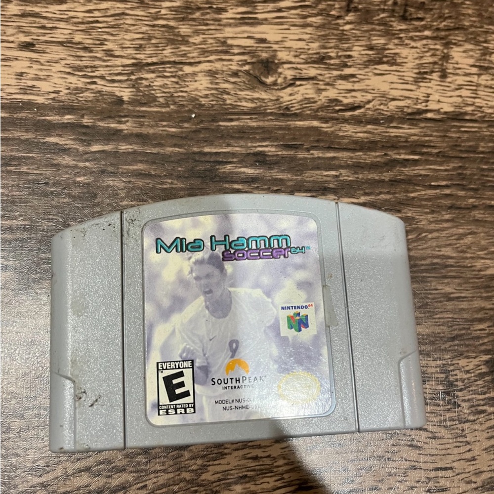 Nitendo 64 Mia hamm soccer game